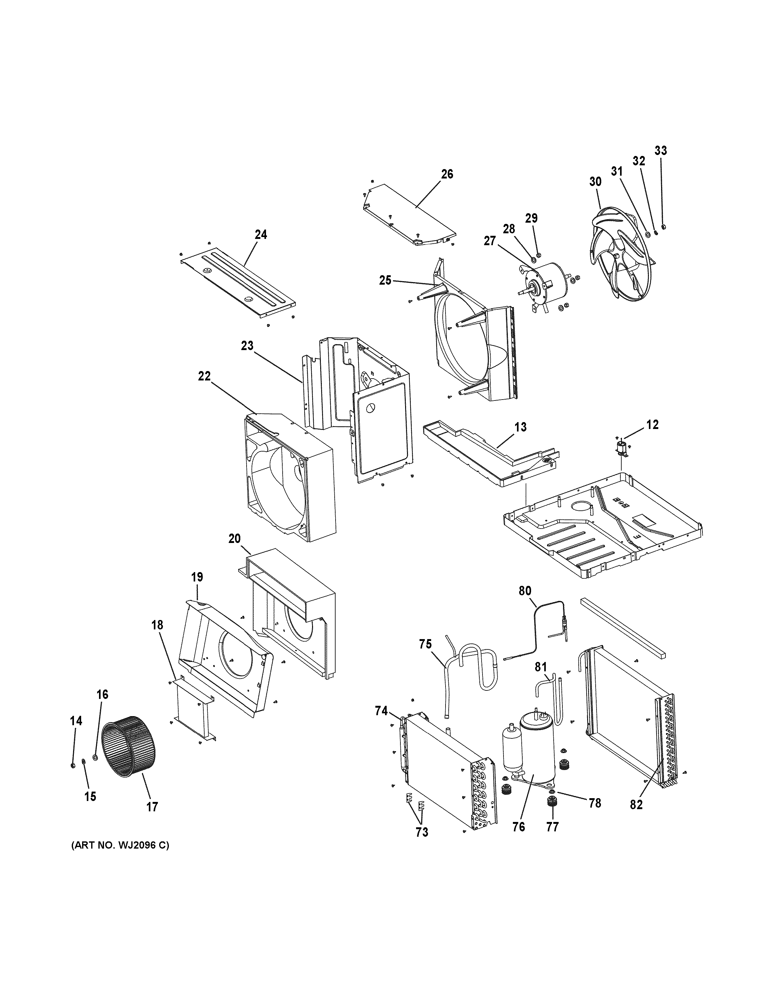 BASE PAN & UNIT PARTS