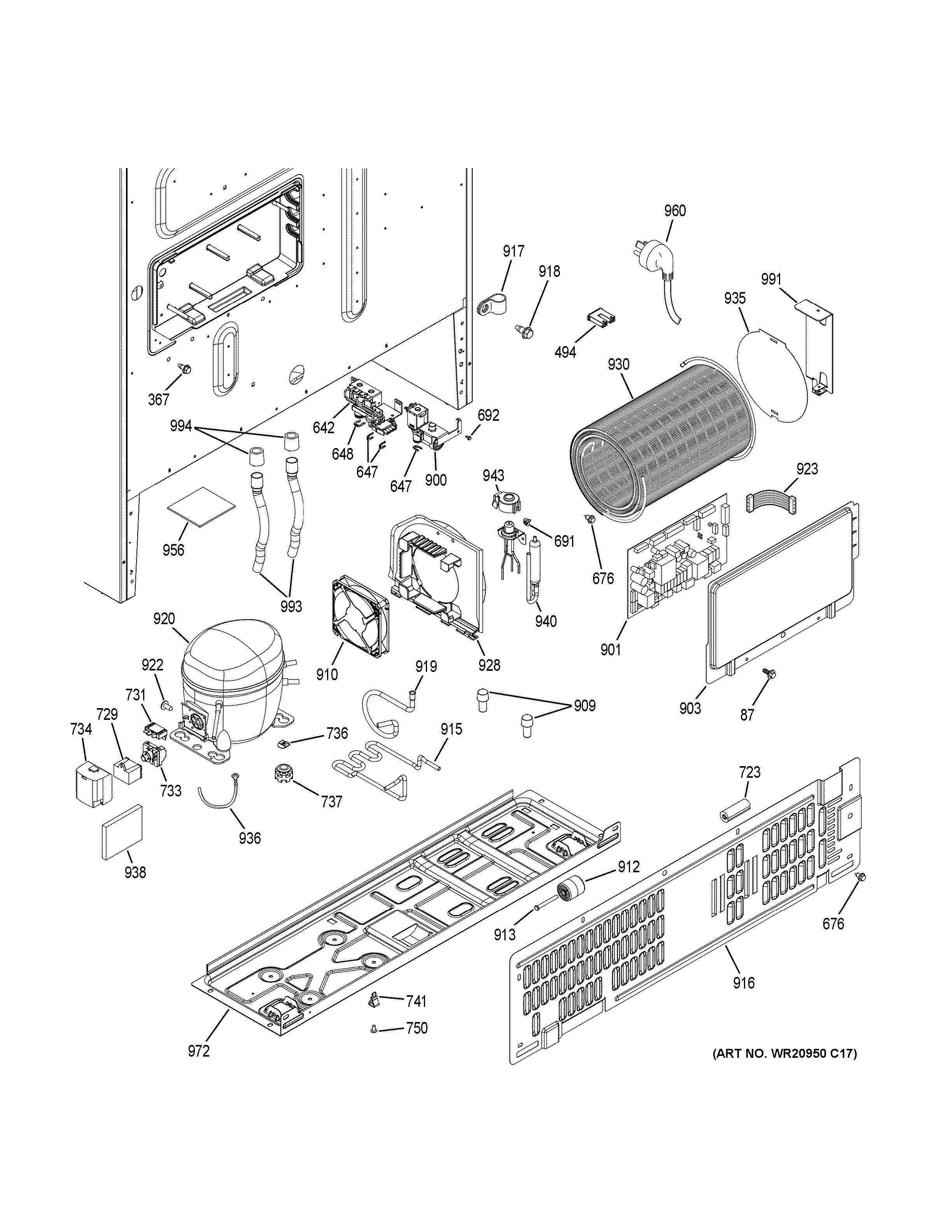 Machine compartment