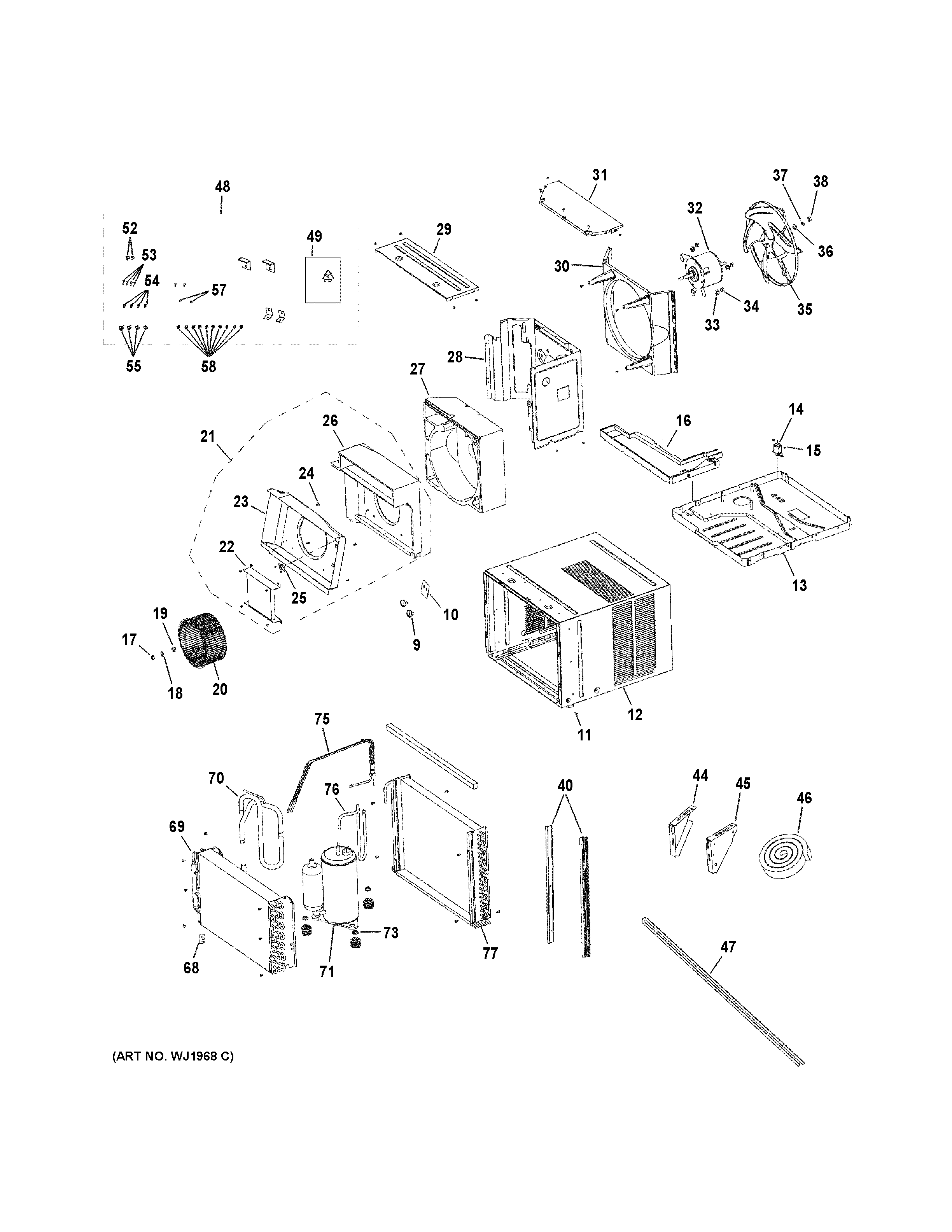 Cabinet & components