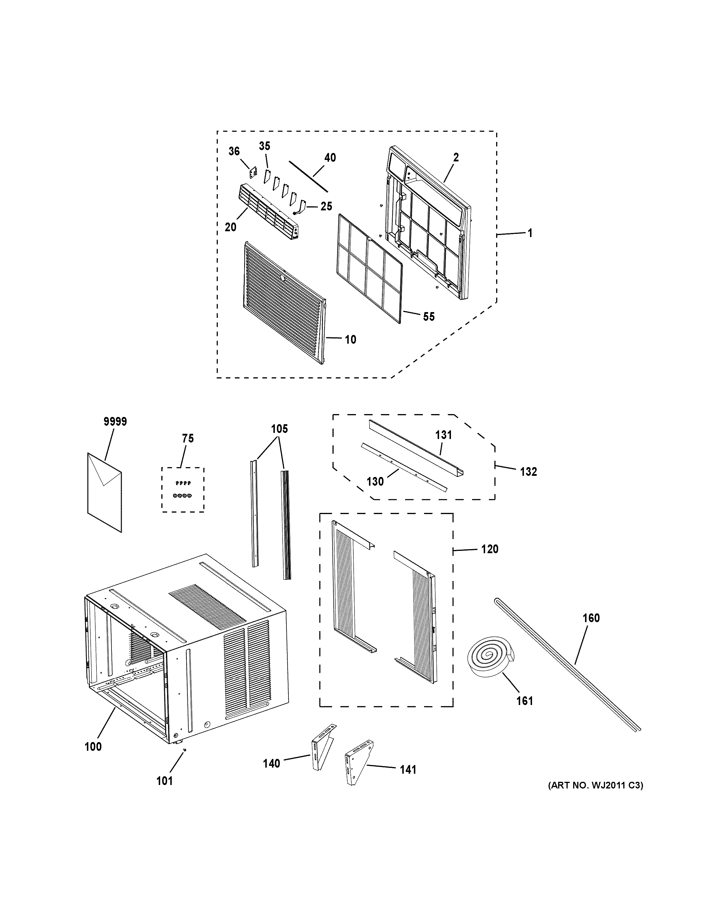 GRILLE & CHASSIS PARTS