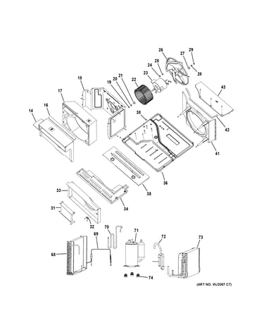 Base pan & unit parts