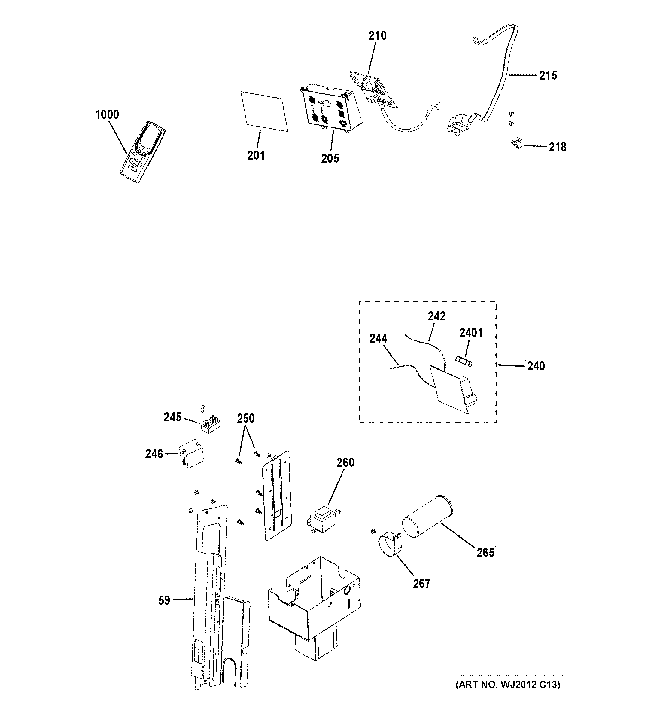 Control parts