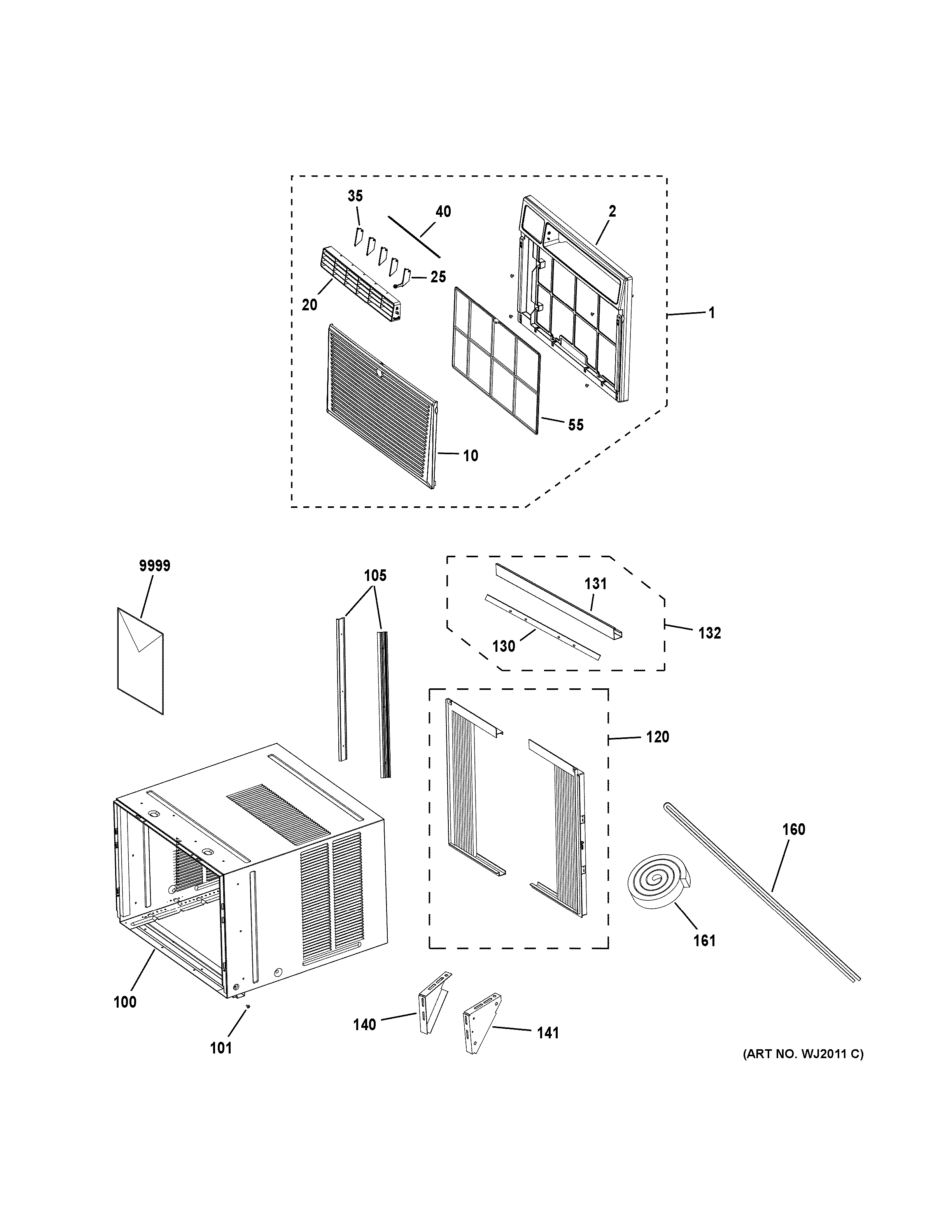 GRILLE & CHASSIS PARTS