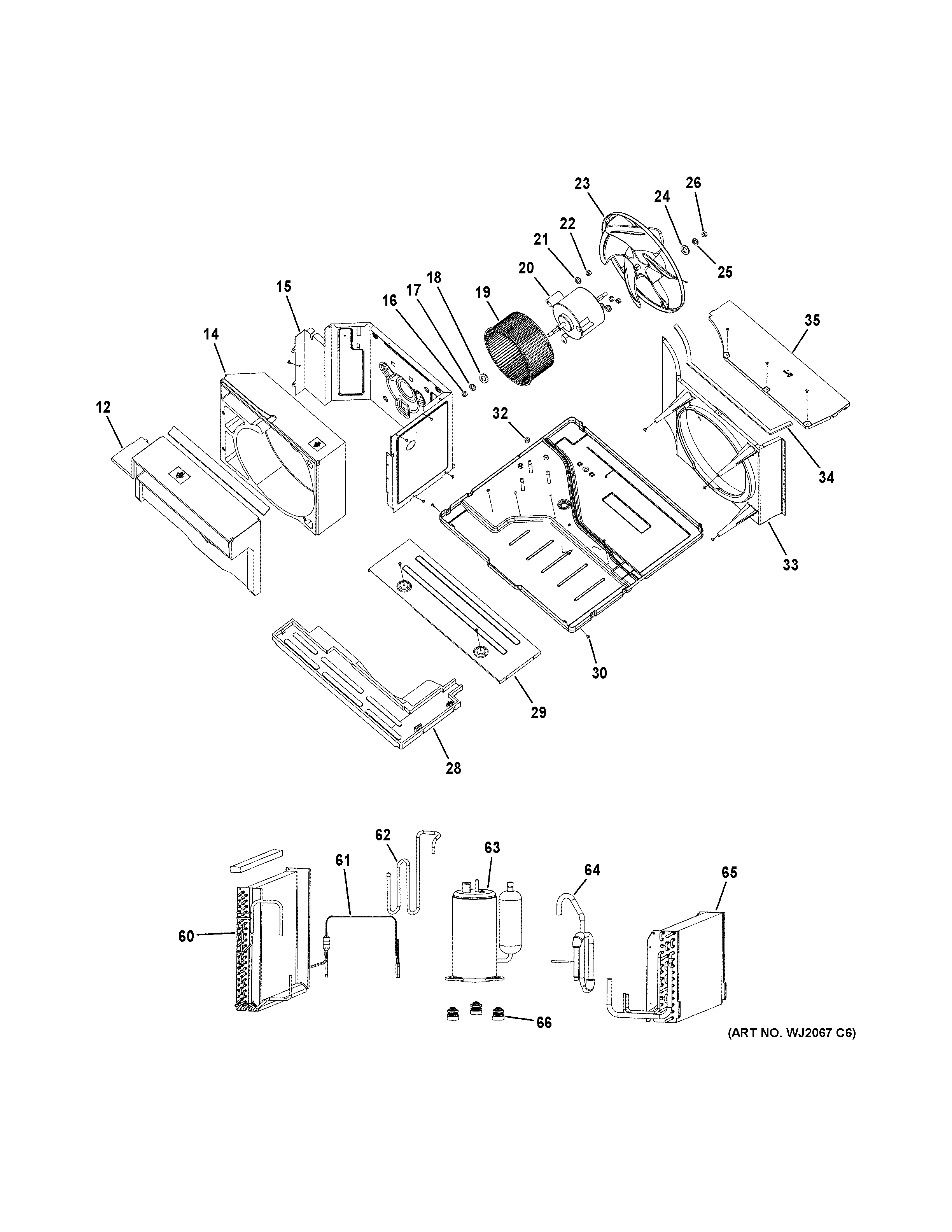 BASE PAN & UNIT PARTS