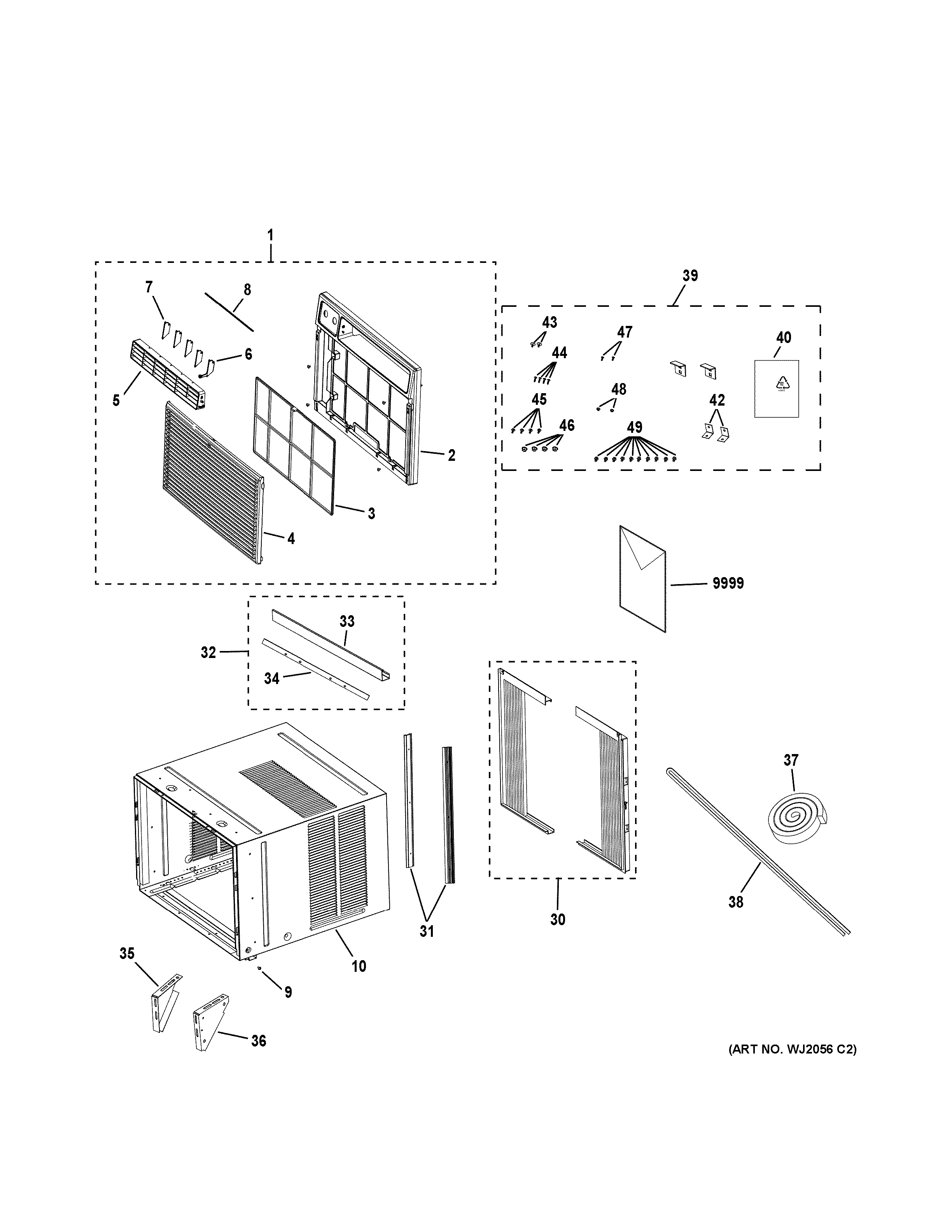 GRILLE & CHASSIS PARTS