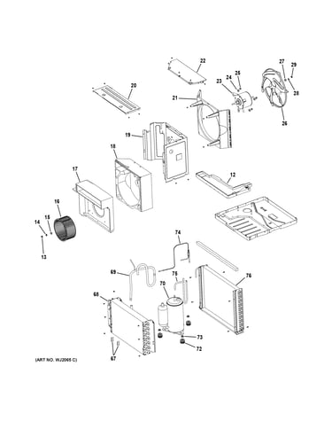 Base pan & unit parts