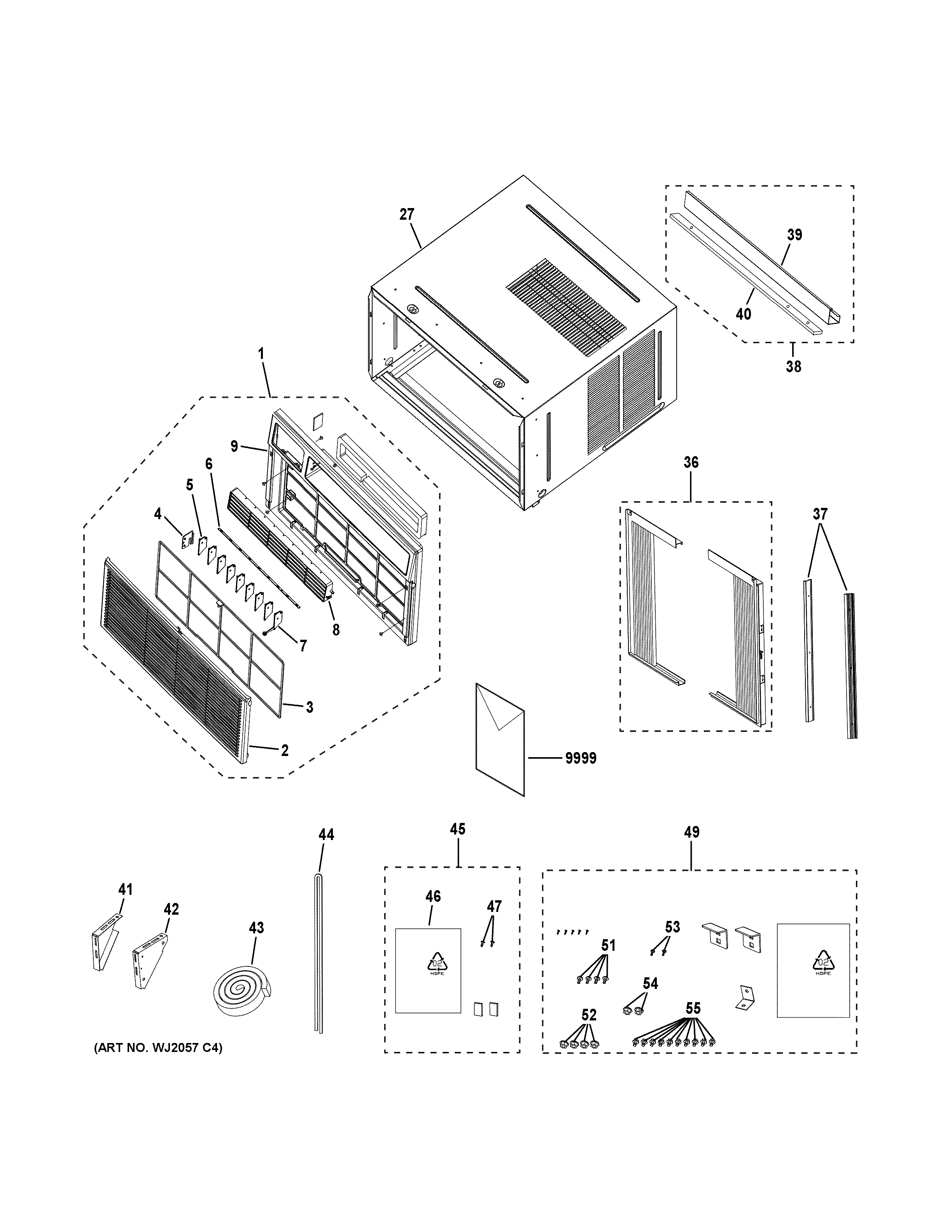 GRILLE & CHASSIS PARTS