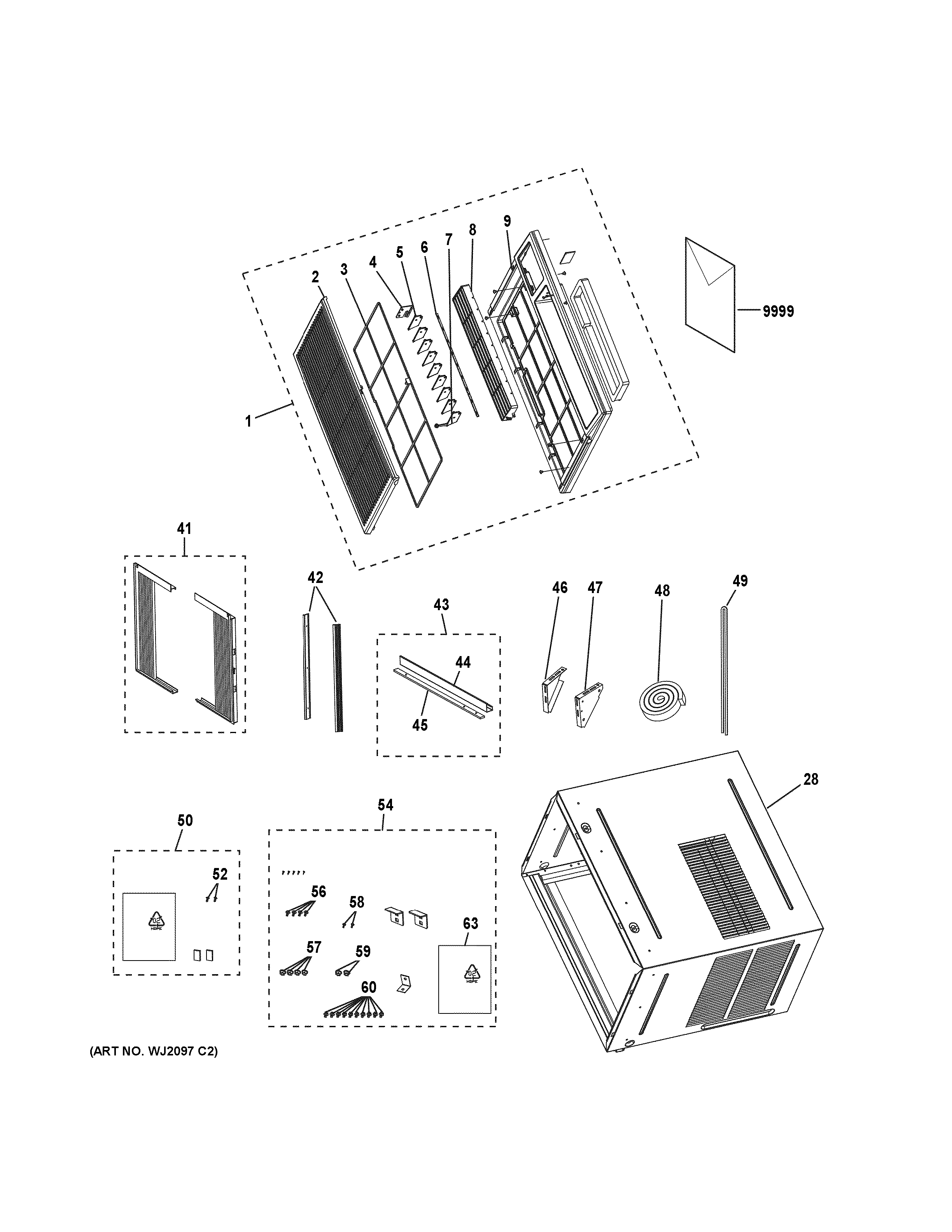 GRILLE & CHASSIS PARTS