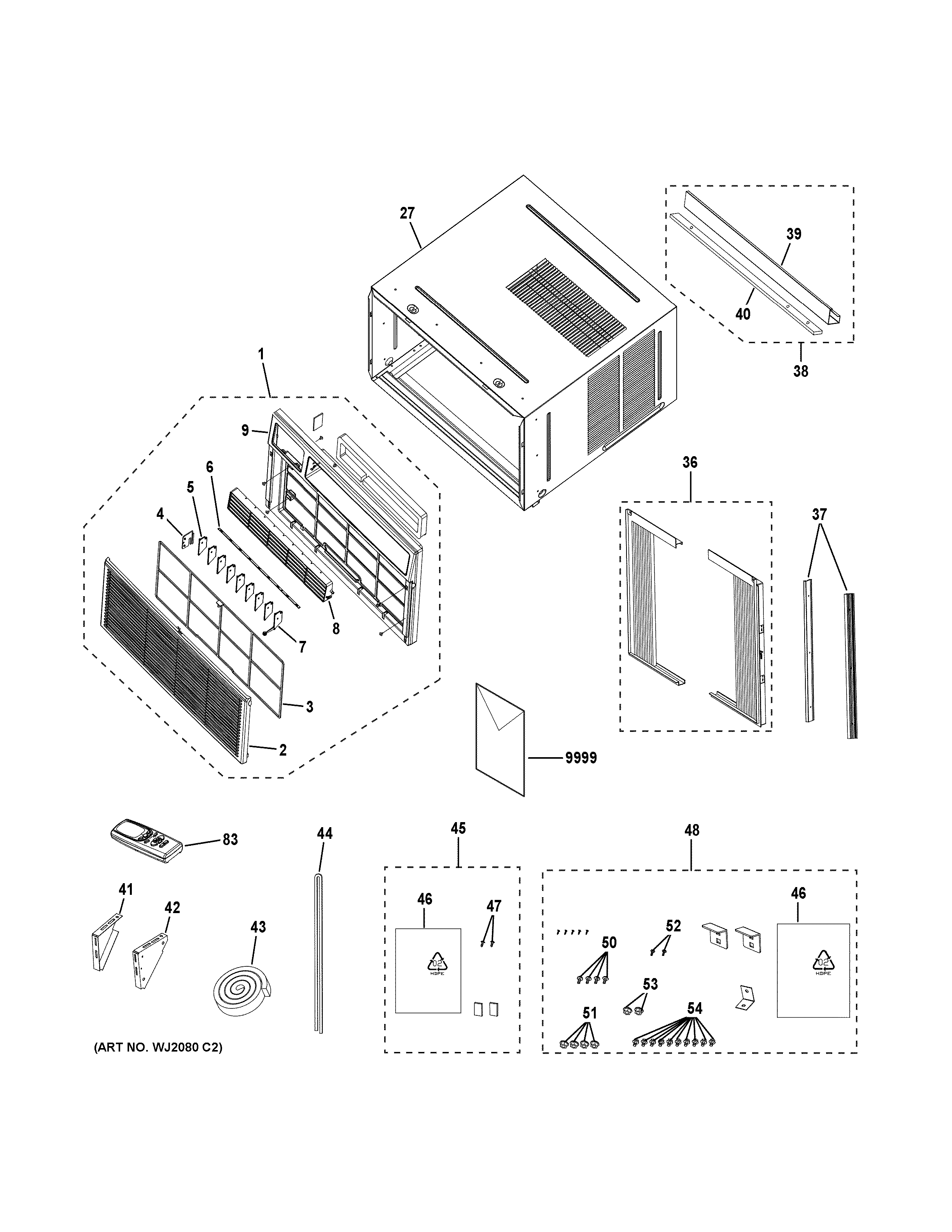 GRILLE & CHASSIS PARTS