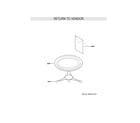 GE JE1460BF03 microwave diagram