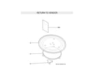 GE JE740WH01 microwave diagram