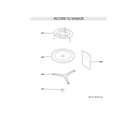 GE JES1384SF05 microwave diagram