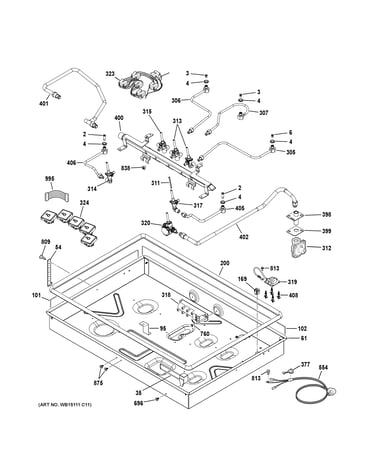 Gas & burner parts