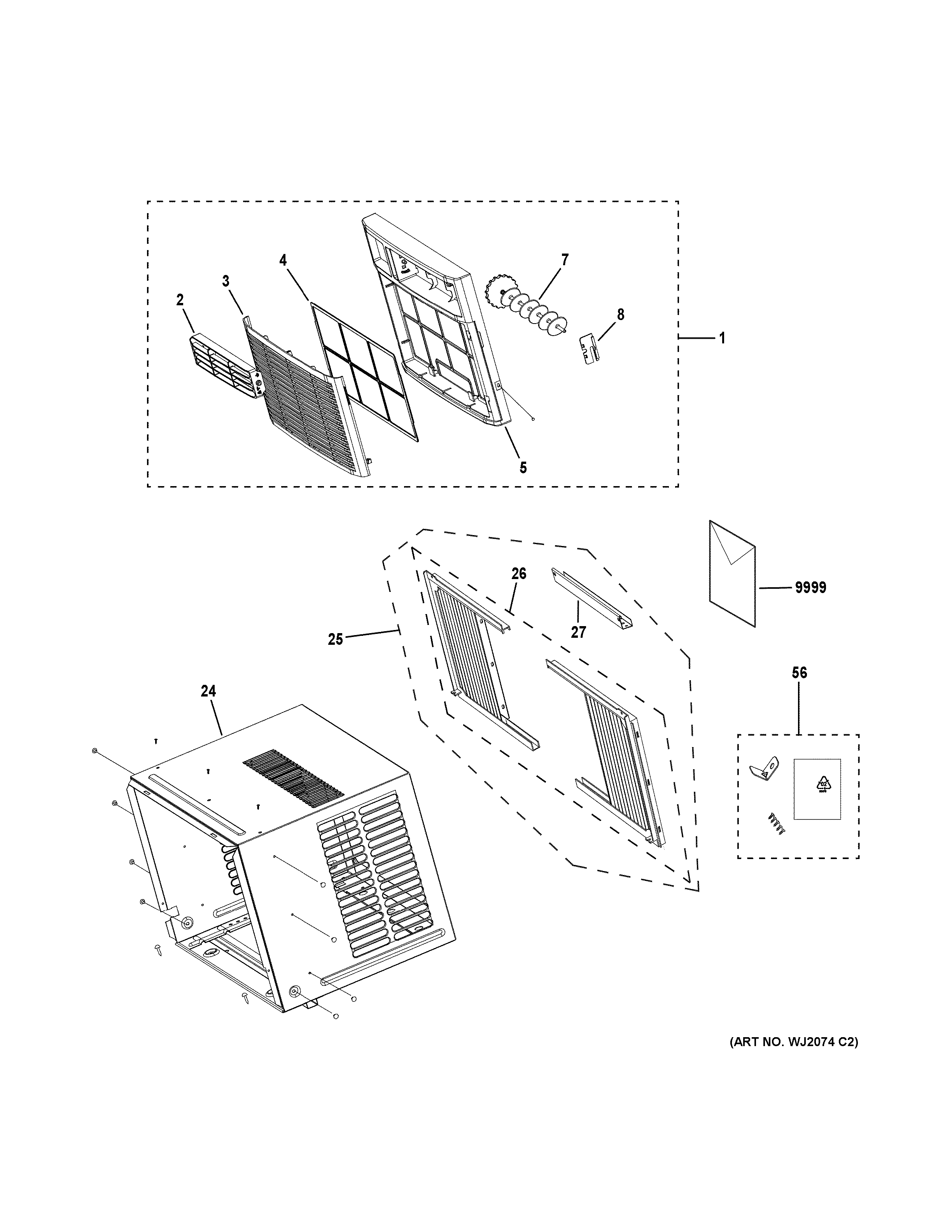 Grille & chassis parts