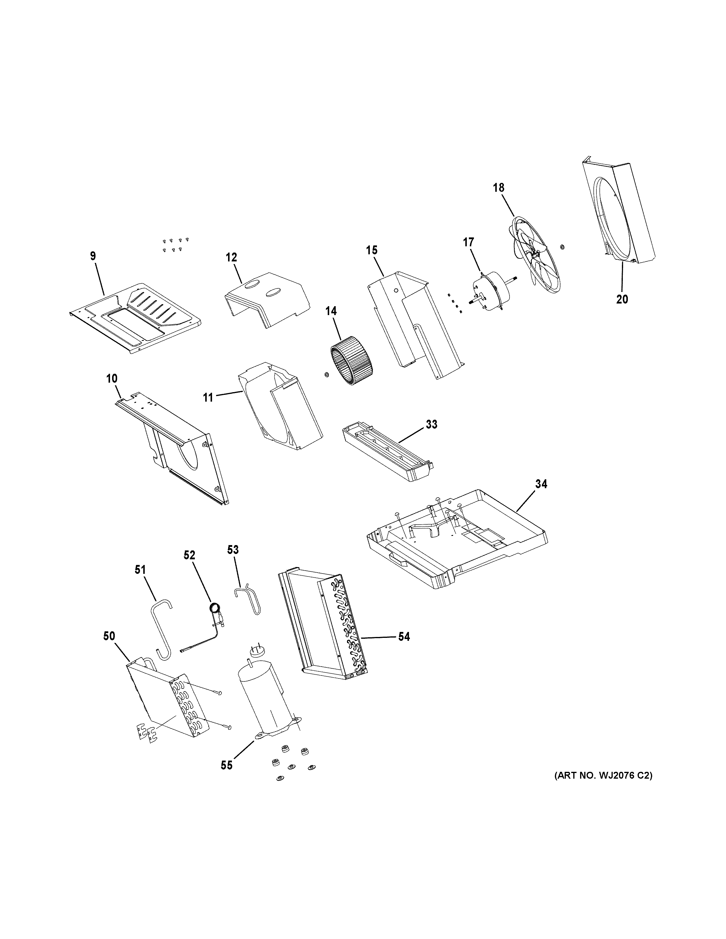 Base pan & unit parts