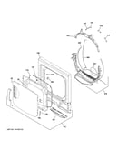 Dryer front panel & door