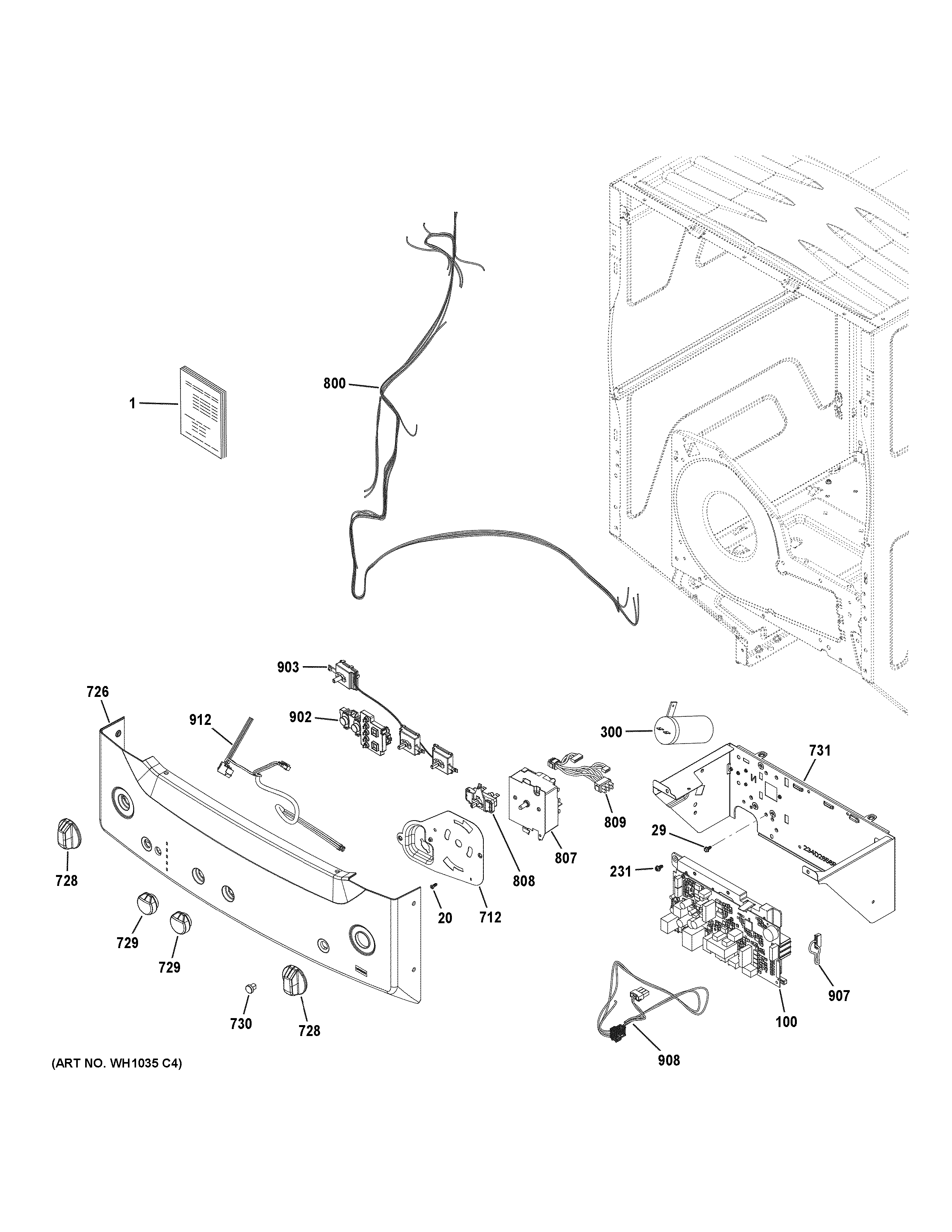 Controls & backsplash