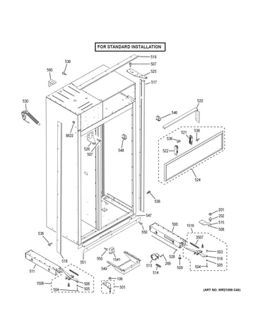Case parts - standard