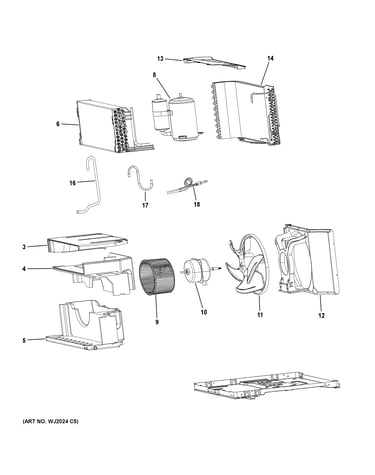 Base pan & unit parts