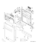 Escutcheon & door assembly