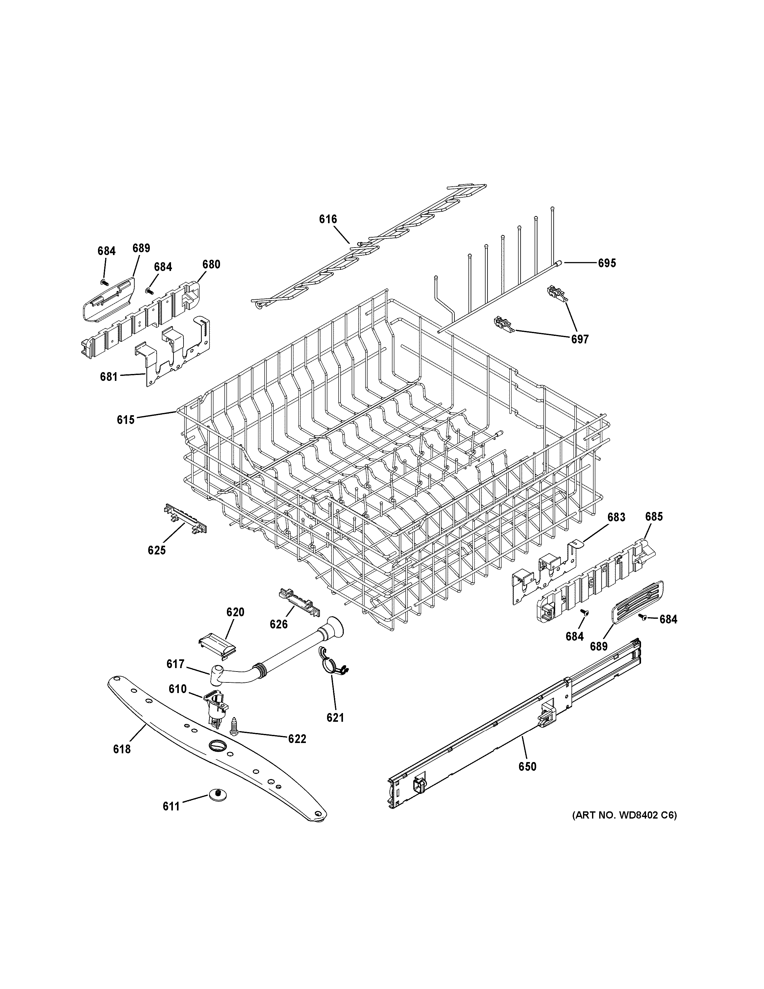 UPPER RACK ASSEMBLY