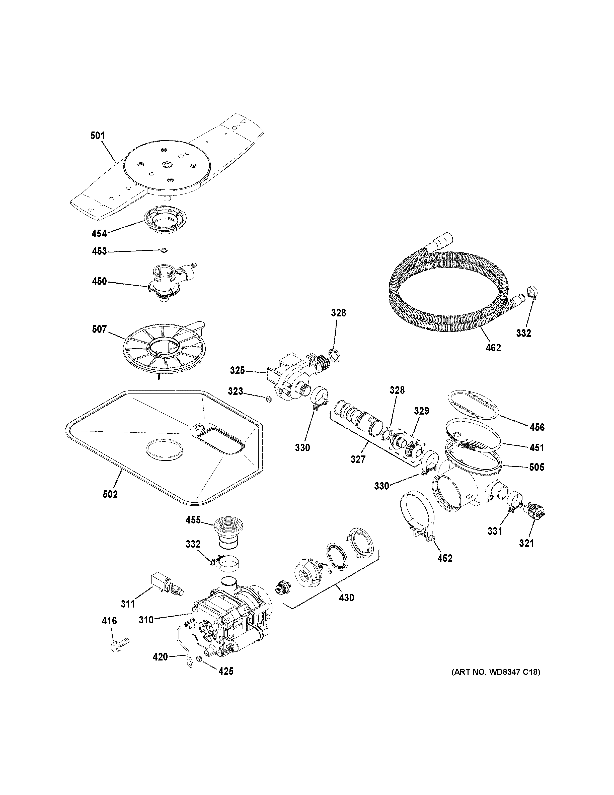 MOTOR-PUMP MECHANISM