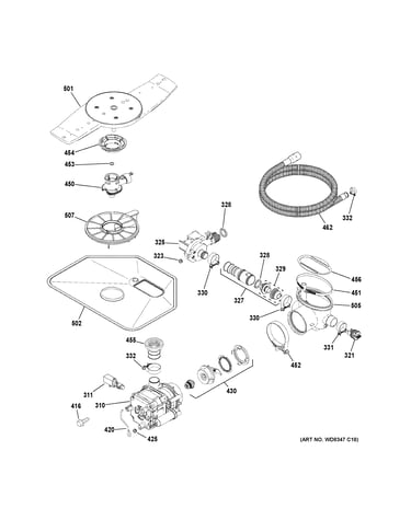 Motor-pump mechanism