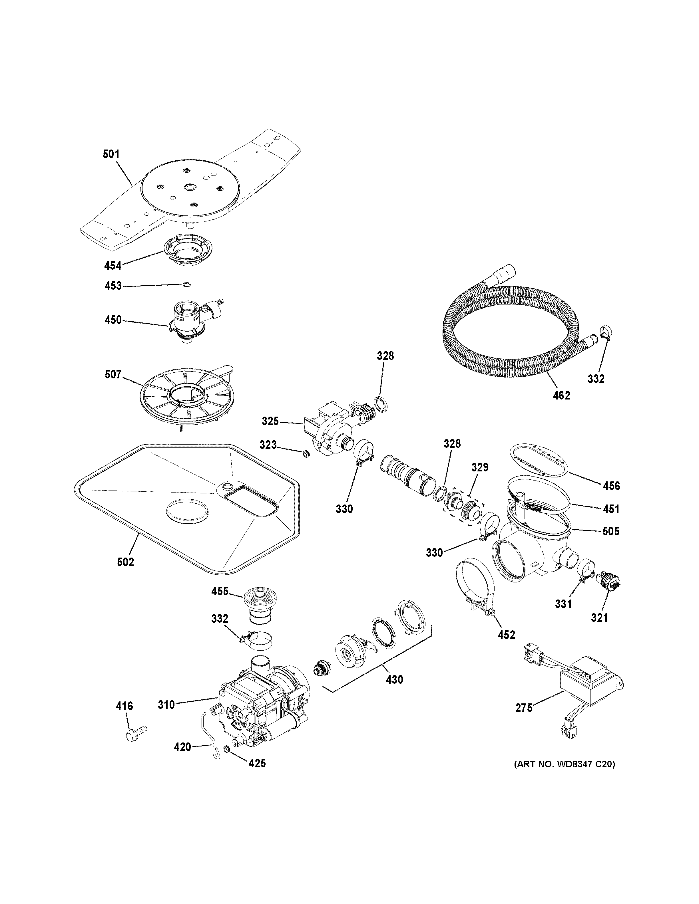 MOTOR-PUMP MECHANISM