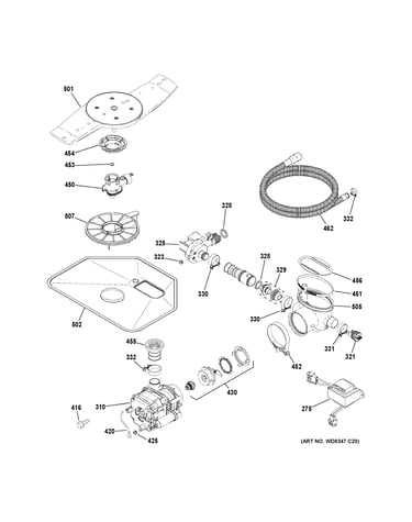 Motor-pump mechanism