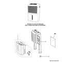 GE ADEW50LY dehumidifier diagram