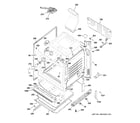 GE JGB450DEK2WW body parts diagram