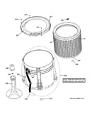 Tub, basket & agitator