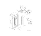 GE ZIS480NKC fresh food section diagram