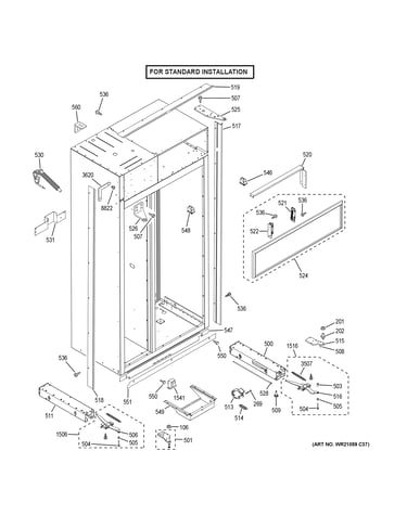 Case parts - standard