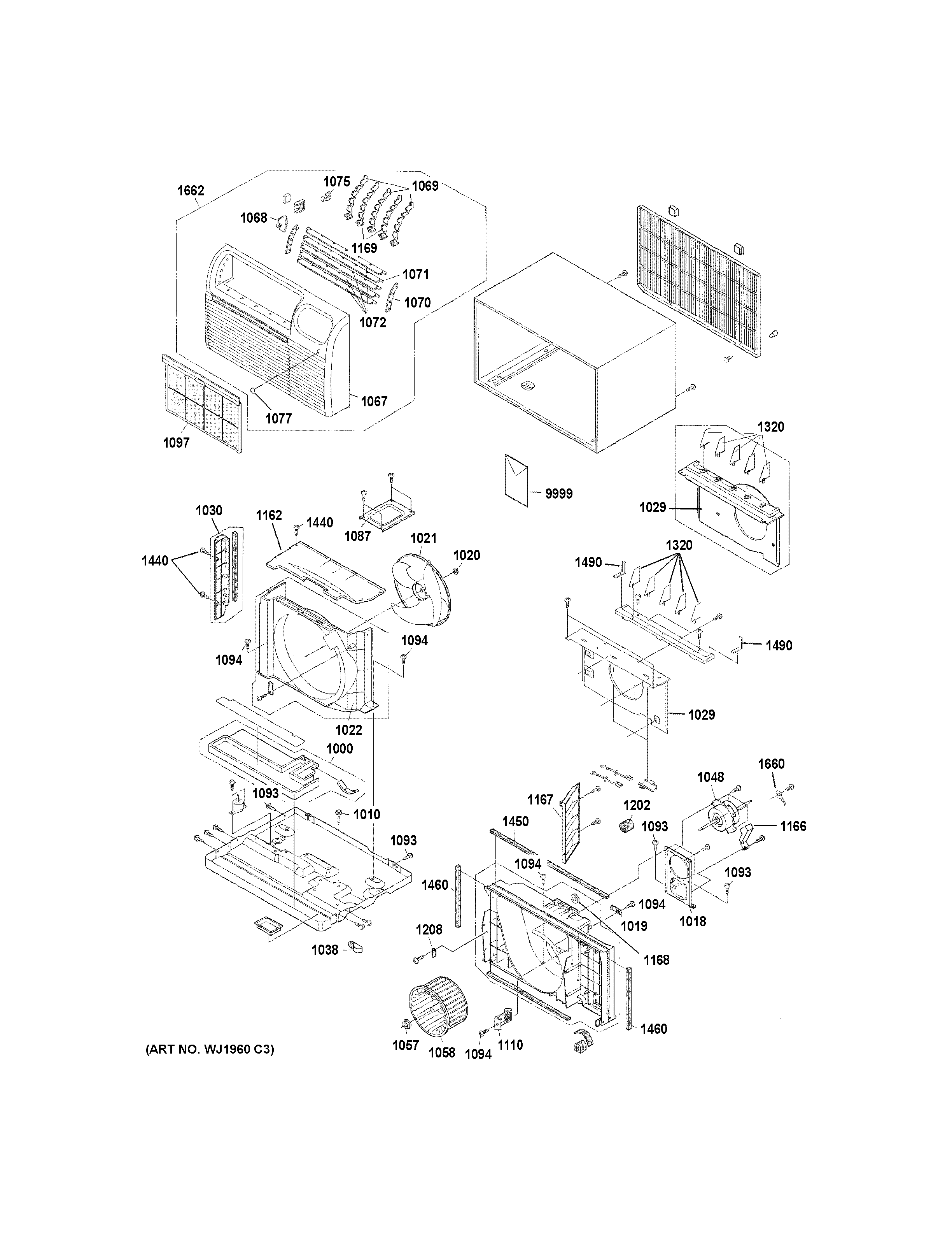 Grille & chassis parts