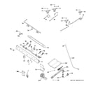 GE JGBS30DEK2BB gas & burner parts diagram