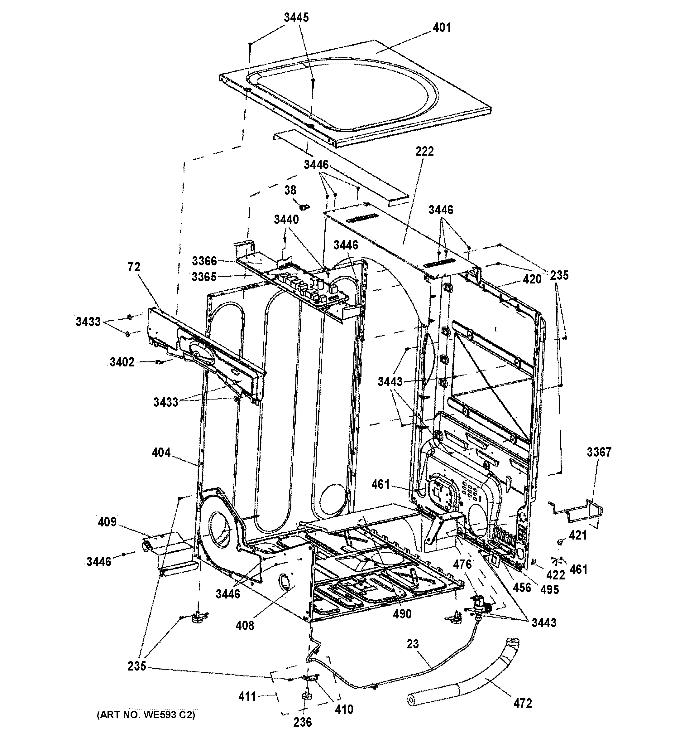 CABINET & TOP PANEL