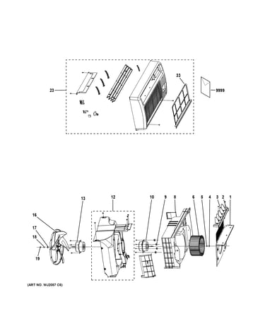 Grille & chassis parts