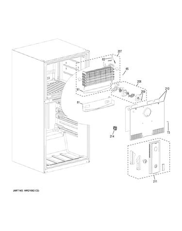 Freezer section