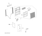 GE AEW12AYL1 room air conditioner diagram