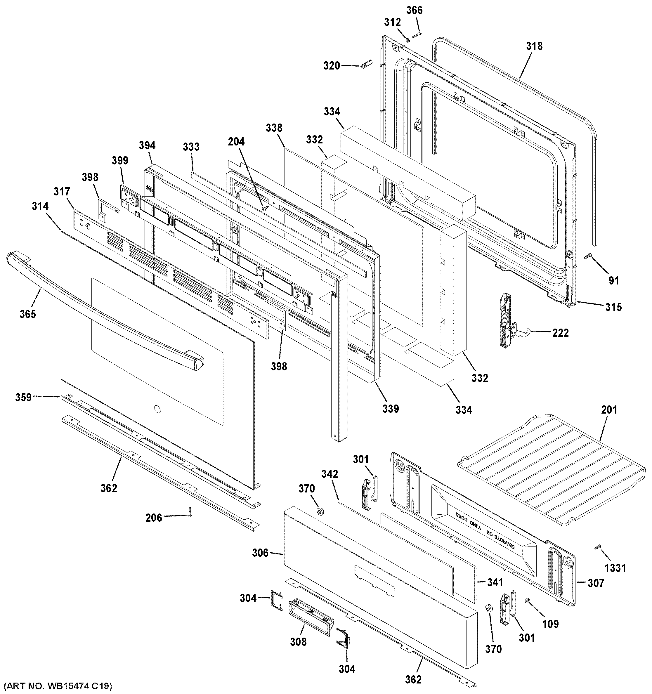 Door & drawer parts