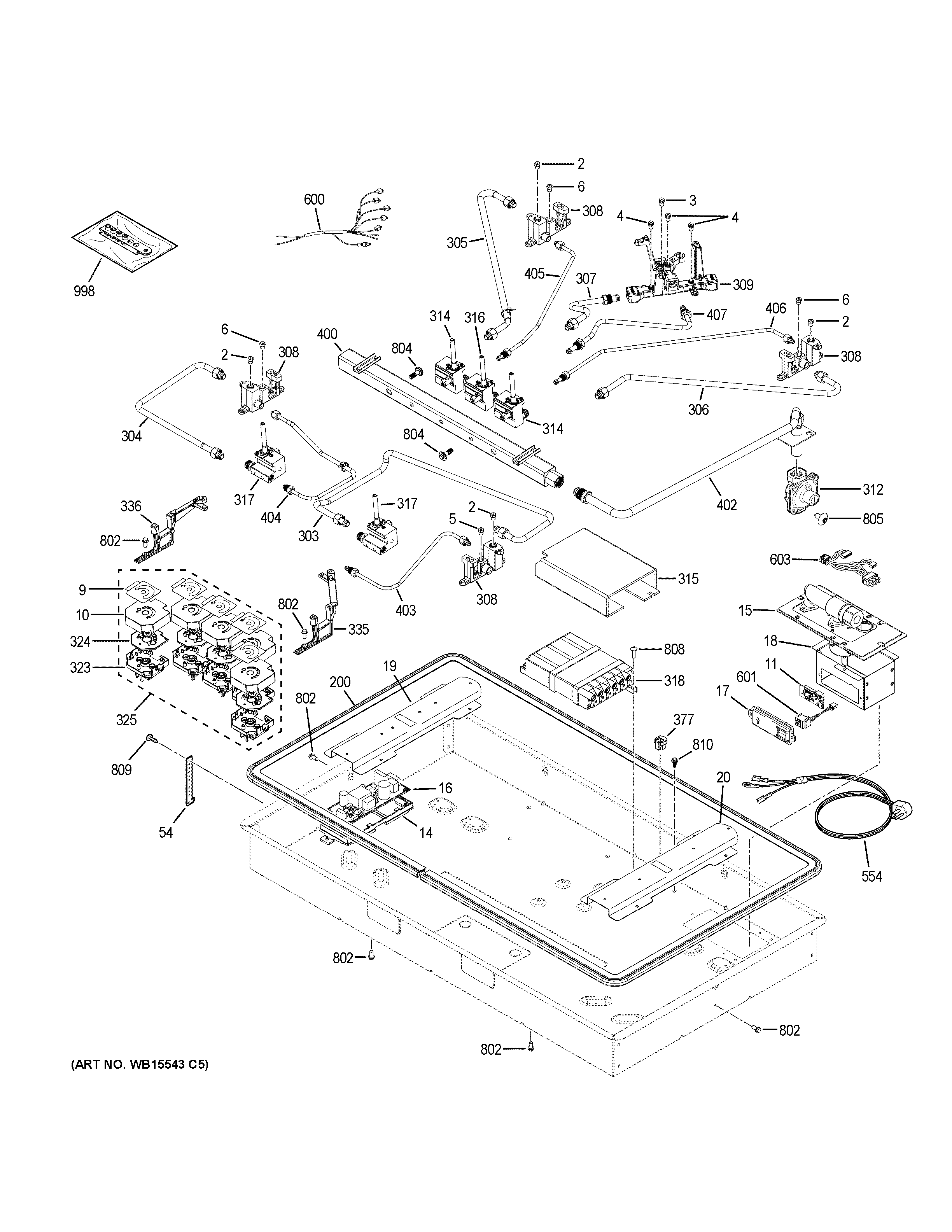Gas & burner parts