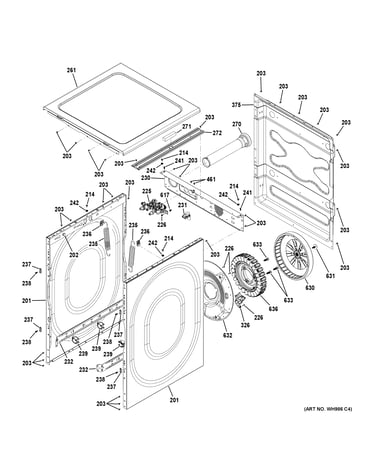 Cabinet & drive assembly