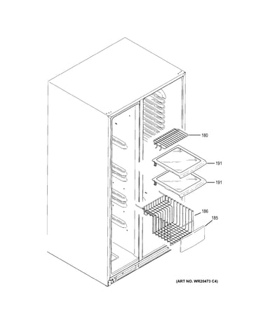 Freezer shelves