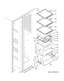 Fresh food shelves