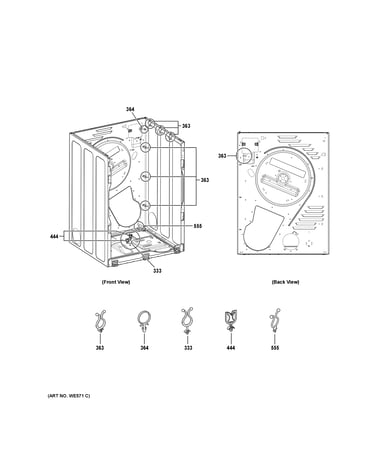 Attaching parts
