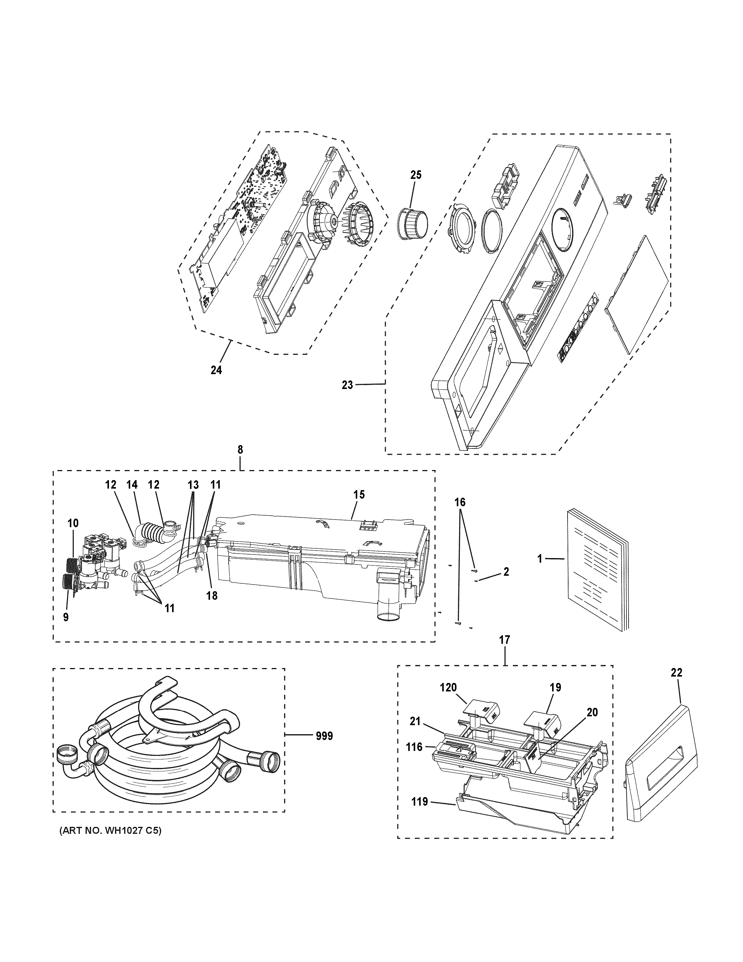 Controls & dispenser