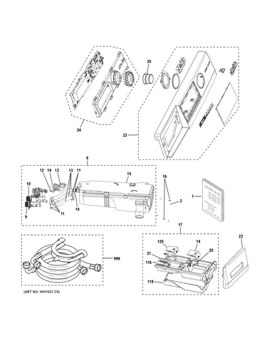 Controls & dispenser