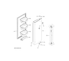 GE GNE21FSKAFSS fresh food door - rh diagram