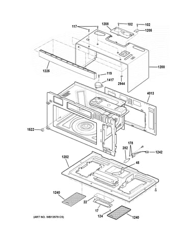 Oven cavity parts